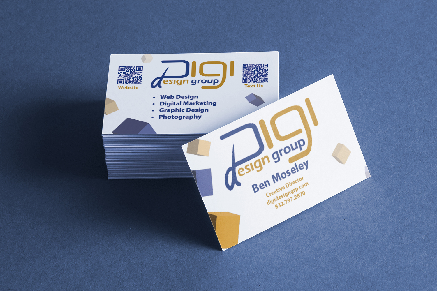 Digi Design Group Business Card Mockup