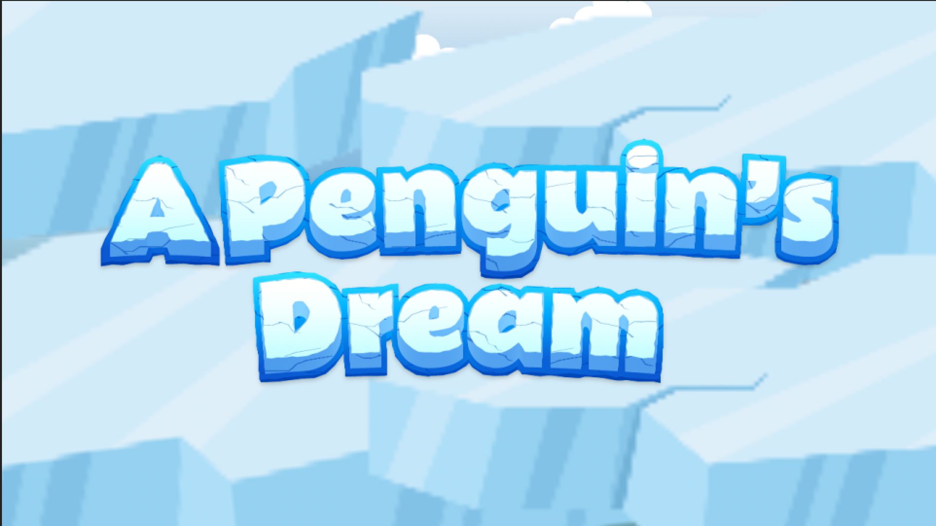 15 Second Animation Title Screen for "A Penguin's Dream"